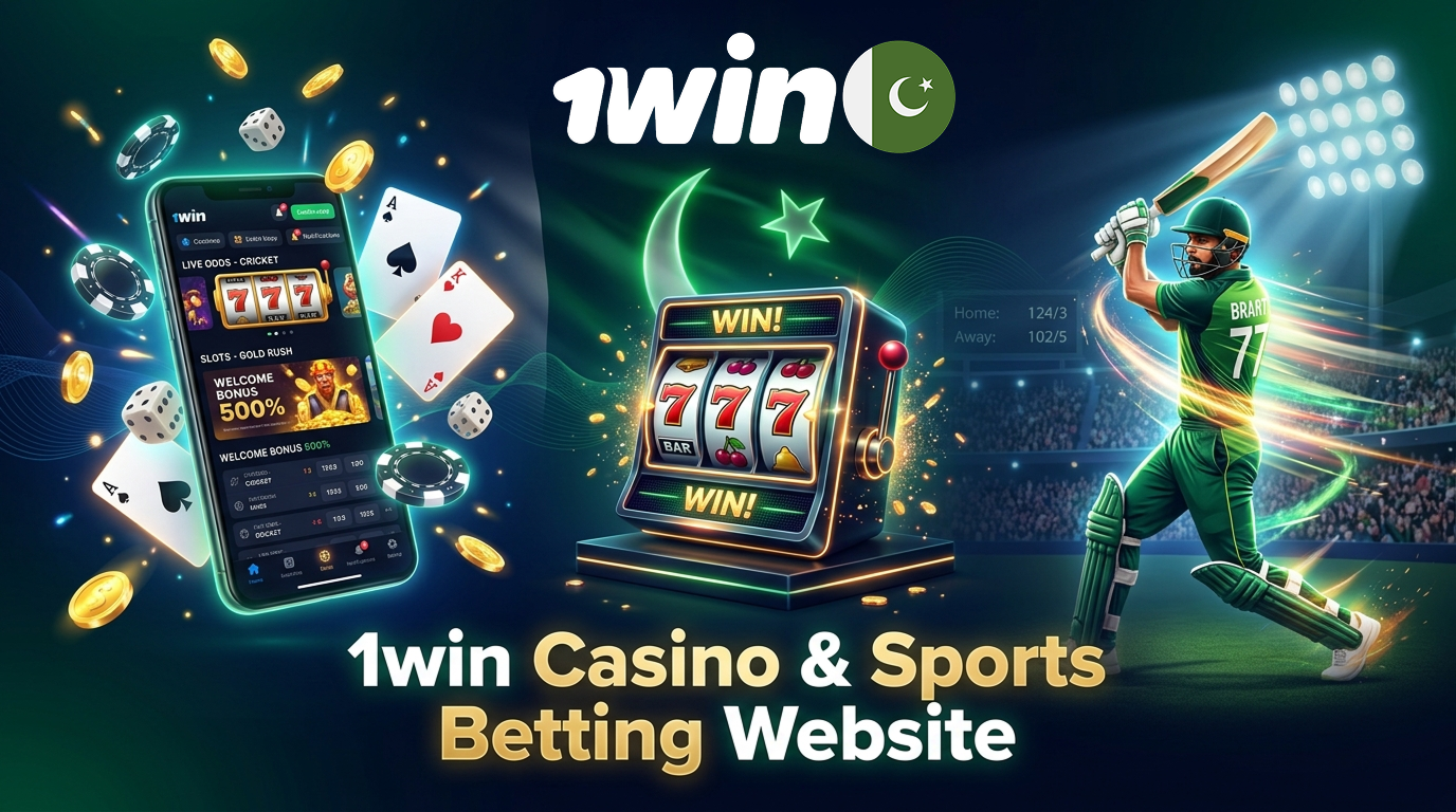 1win casino and betting website available for players from Pakistan